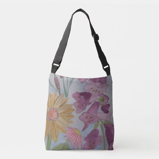 Engels Cottage Garden Crossbody Tas (Voorkant)