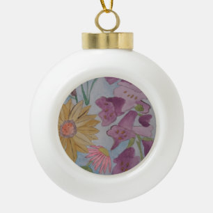 Engels Cottage Garden Keramische Bal Ornament