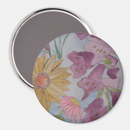 Engels Cottage Garden Magnet (Voorkant / Achterkant)