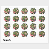 Engels Cottage Garden Ronde Sticker (Vel)