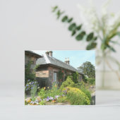 Engels Cottage II met bloem tuinfotografie (Staand voorkant)