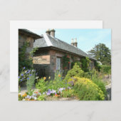 Engels Cottage II met bloem tuinfotografie (Voorkant / Achterkant)
