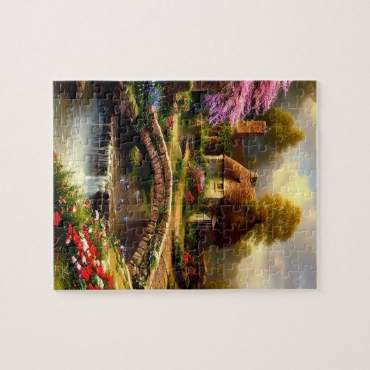 Engels Cottage Legpuzzel (Horizontaal)