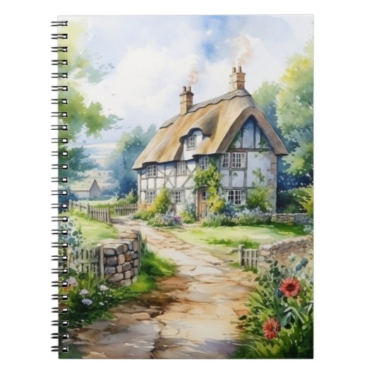 Engels Cottage Notitieboek (Voorkant)