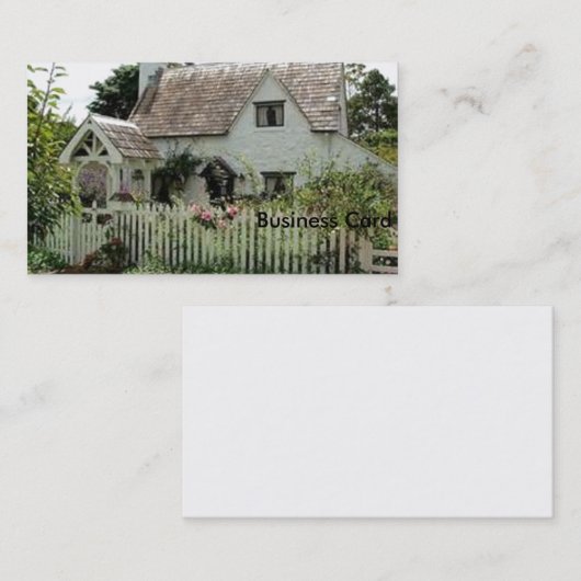 Engels Cottage Visitekaartje (Voorkant / Achterkant)