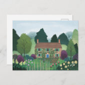 Engels Country Cottage House Briefkaart (Voorkant / Achterkant)