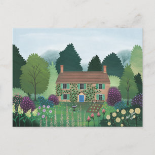 Engels Country Cottage House Briefkaart