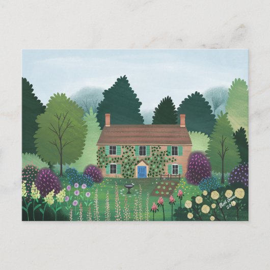 Engels Country Cottage House Briefkaart (Voorkant)