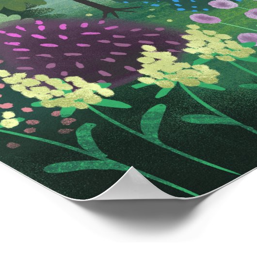 Engels Country Cottage House Poster (Hoek)