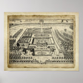 Engels Country Estate Architecture Print 10 (Voorkant)