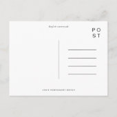 Engels Countryside England Waterverf Travel Uitnodiging Briefkaart (Achterkant)