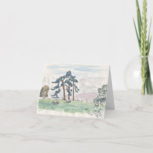 Engels Countryside Notecard Kaart