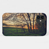 Engels Countryside Sunset HDR. iPhone 5 hoesje (Achterkant (horizontaal))