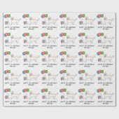 Engels Cream Golden Retriever Cute Dog - Birthday Cadeaupapier (Vlak)