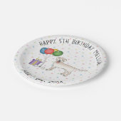 Engels Cream Labrador Retriever Dog - Birthday Papieren Bordje (Gekanteld)