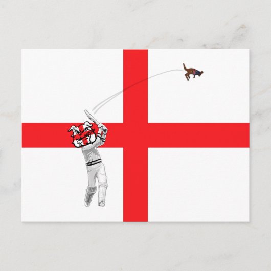 Engels cricket, Ashes 2009 Briefkaart (Voorkant)
