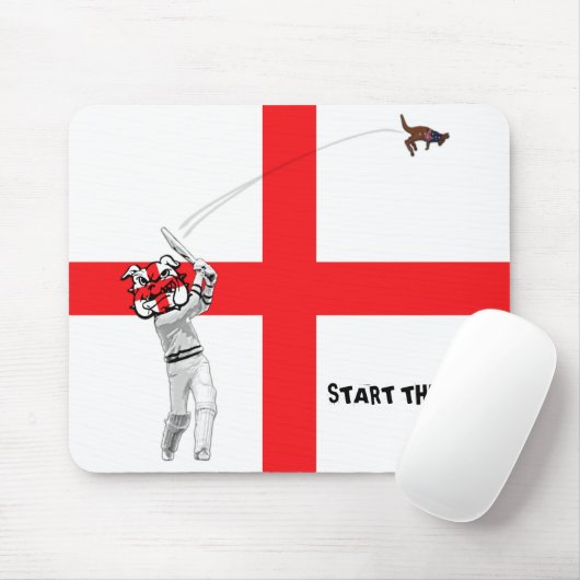 Engels cricket-Ashes 2009 Muismat (Met muis)