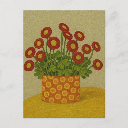 Engels Daisy Briefkaart (Voorkant)