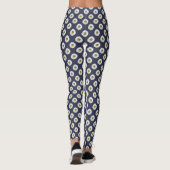 Engels Daisy & Slate Blue Leggings (Achterkant)