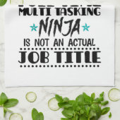 Engels docent alleen omdat fulltime multitasking theedoek (Gevouwen)