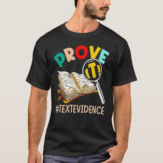 ENGELS DOCENT Bewijs het Tekstbewijs T-shirt (Voorkant)