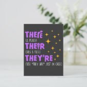 Engels docent-docent-docent briefkaart (Staand voorkant)