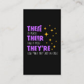 Engels docent-docent-docent visitekaartje (Voorkant)