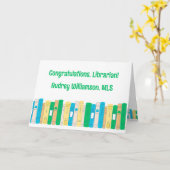 Engels docent/Librarian MLS Afstuderen Kaart (Gele Bloem)