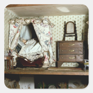 Engels Doll's House Vierkante Sticker