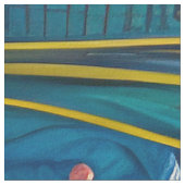 Engels Dorp en Bloemen Cheater Quilt Panel Stof (Close Up)