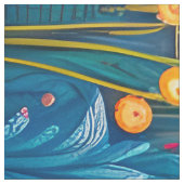 Engels Dorp en Bloemen Cheater Quilt Panel Stof (Swatch)