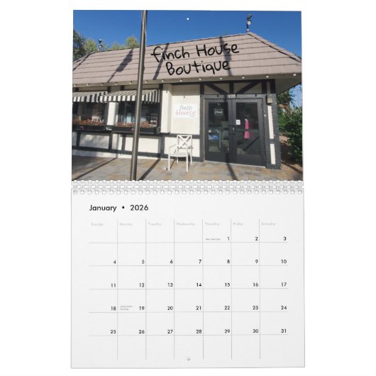 Engels dorp Lake Havasu Kalender (Jan 2026)