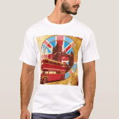 Engels Double Decker Bus T-shirt (Voorkant)