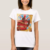Engels Double Decker Bus T-shirt (Voorkant)
