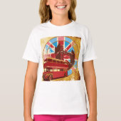 Engels Double Decker Bus T-shirt (Voorkant)