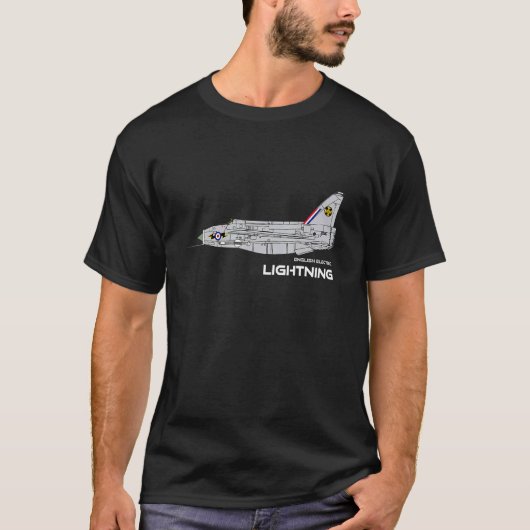 Engels Electric Lightning 111 Sqd Raf T-shirt (Voorkant)