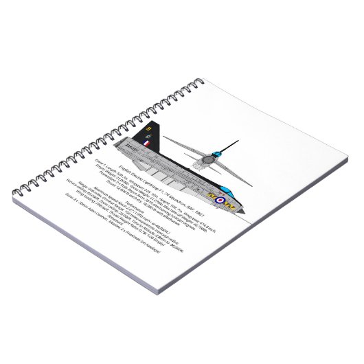 Engels Electric Lightning Notitieboek (Linkerzijde)