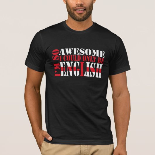 Engels en Geweldige T-shirt (Voorkant)