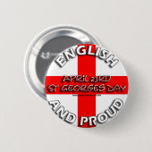 Engels en proud - badge ronde button 5,7 cm (Voorkant /achterkant)