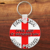Engels en proud - sleutelketen sleutelhanger (Voorkant)