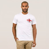 Engels en proud - St Georges day 23 april T-shirt (Voorkant volledig)