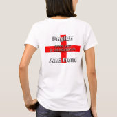 Engels en proud - St Georges day 23 april T-shirt (Achterkant)