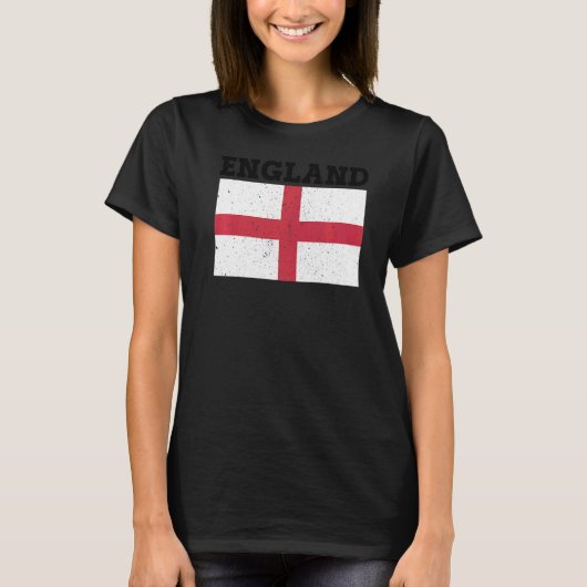 Engels Engeland Vlag Pride Engelse vlag T-shirt (Voorkant)