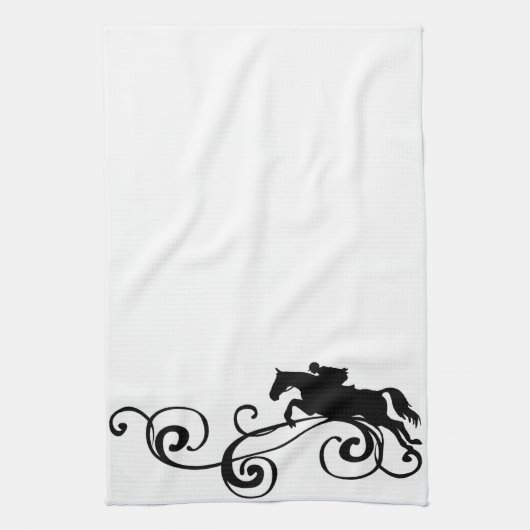 Engels Equestrian Flourish Theedoek (Verticaal)