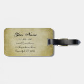 Engels Equestrian  Style Horse Jumping Bagagelabel (Achterkant horizontaal)