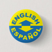 Engels Español - ik spreek Spaans Ronde Button 3,2 Cm (Voorkant)