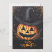 Engels feestje verjaardag Halloween Kaart (Achterkant)