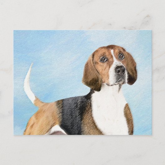 Engels filtreerschilderij - Kute Original Dog Art Briefkaart (Voorkant)