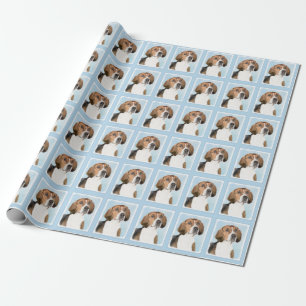 Engels filtreerschilderij - Kute Original Dog Art Cadeaupapier