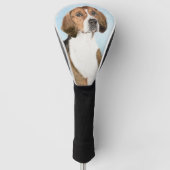 Engels filtreerschilderij - Kute Original Dog Art Golfheadcover (Voorkant)